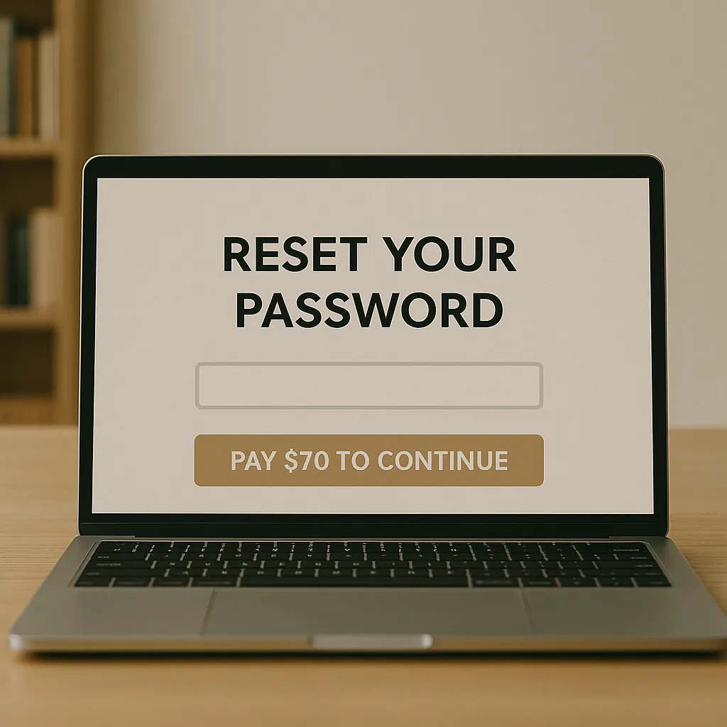 Reset password