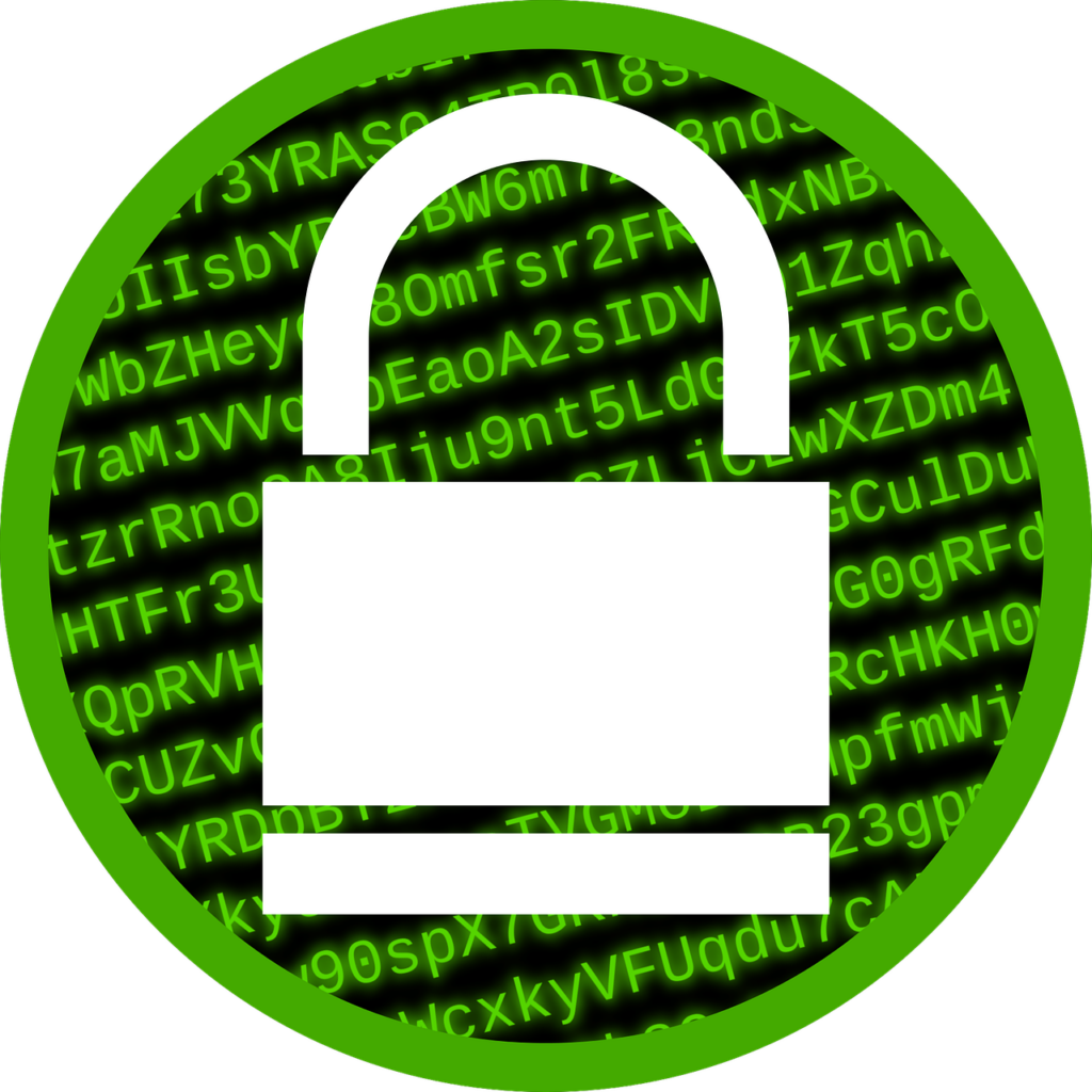 Free computer encrypt encryption vector